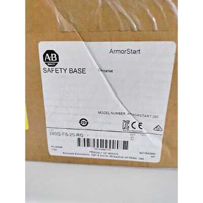 NEW ALLEN BRADLEY 280GFS25RG ARMORSTART MOTOR CONTROLLER