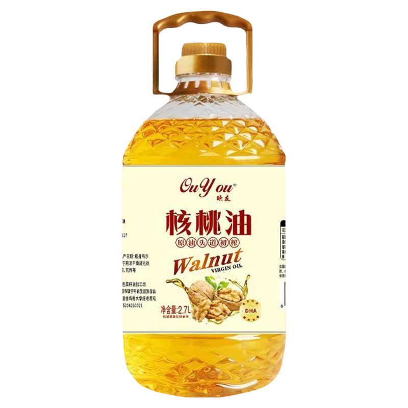 100%纯正核桃油5斤大桶装
