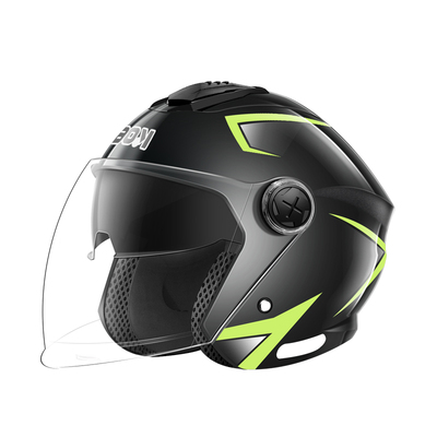 四季通用保暖双镜款电动车头盔