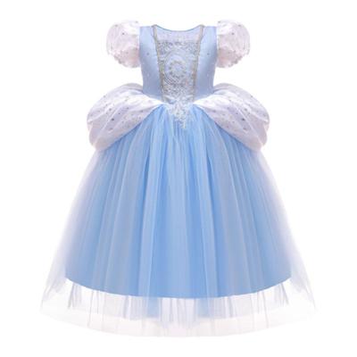 儿童辛德瑞拉公主裙蓬蓬网纱礼服
