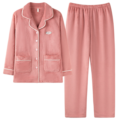 高品质睡衣女款2025超火新款珊瑚绒厚实柔软保暖爆款加厚冬装居家
