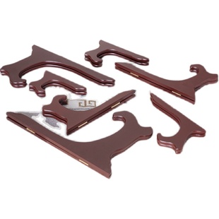 装饰盘盘子支架工艺品架子木架瓷盘普洱茶饼托架相框摆件展示架