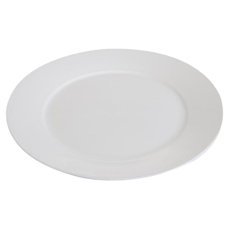 饭店批发纯白陶瓷盘子家用菜盘商用西餐盘凉菜盘平盘浅盘深盘汤盘