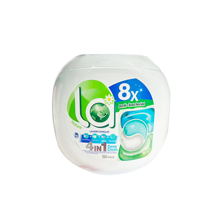 la小地球天然洗衣凝珠4合一除菌除螨护色倍柔去渍50粒多效柔顺香