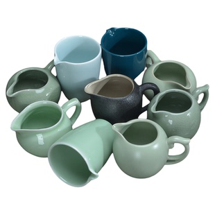 陶瓷公杯青瓷白瓷茶具公道杯分茶器茶杯茶海玻璃黑陶羊脂玉瓷公杯
