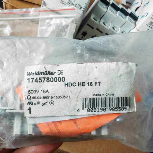 询价-德国魏德米勒Weidmuller 重载连接器，型号 HDC-可维修