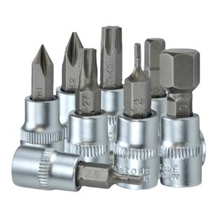 小飞1/4内六角压批套筒S2花型T30十字棘轮扭力扳手旋具头1.5-10MM