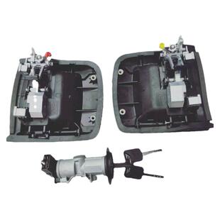 陕汽德龙新M3000配件车门外把手原厂点火锁三锁合一货车门把手