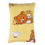 四季通用冰丝纯棉儿童枕头卡通夏天透气水洗2岁6-9幼儿园专用枕套