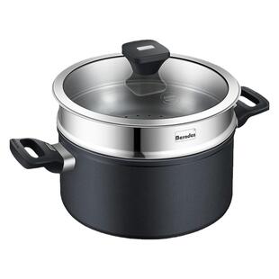德国Berndes不粘锅汤锅FIESTA PLUS系列家用蒸煮炖锅燃气电磁通用