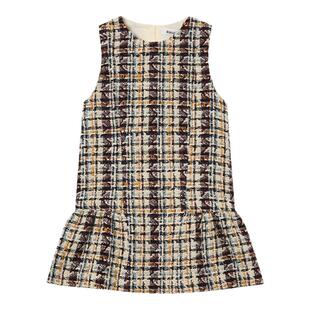 RBIGX瑞比克童装秋季新款女童无袖小香风柔软舒适连衣裙