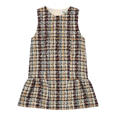 RBIGX瑞比克童装秋季新款女童无袖小香风柔软舒适连衣裙