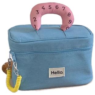 让心情变美~高级感小众化妆包女化妆刷网纱收纳包出差便携杂物包