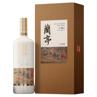 【年货礼盒】会稽山官方正品黄酒国潮兰亭20年陈老酒1L花雕酒高档