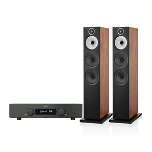 HEGEL黑格尔挪威H120+KEF合并式功放发烧HiFi音响套装