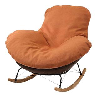 网红龙虾摇椅单人沙发垫单个椅子替换套罩盖布摇椅懒人躺椅垫坐垫