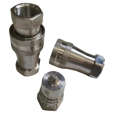 316L不锈钢液压快速接头ISO7241-A开闭式双自封高压快接头内螺纹G
