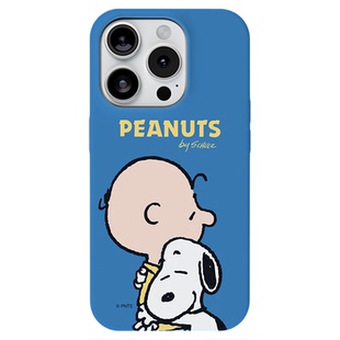 正版snoopy史努比头像款适用于iphone17pro max手机壳卡通可爱苹果16pro情侣款16pro双层全包防摔保护套情侣