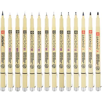 日本sakura樱花针管笔制图绘画笔