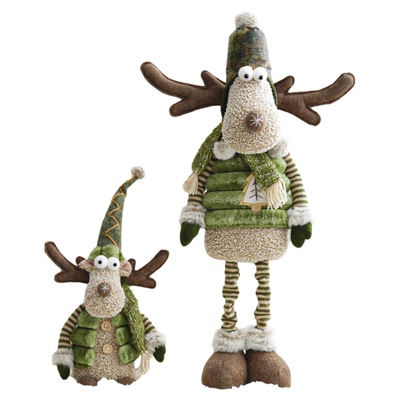 圣诞麋鹿摆件桌面橱窗圣诞节摆件