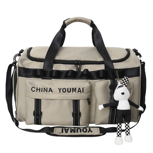 旅行包大容量手提包女出差便携双肩包运动健身包短途男行李收纳袋