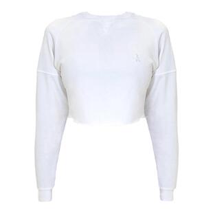 一乐 万搭 截断式套头卫衣女精梳棉短款挺阔健身运动服秋冬季