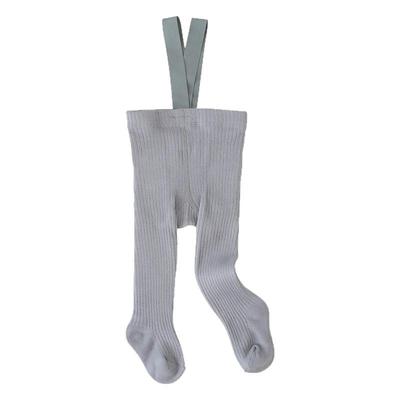 婴儿举重裤春秋薄款宝宝背带裤高腰护肚大屁屁裤男宝女宝连脚袜裤