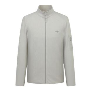 GANT/甘特秋季款男士运动休闲通勤宽松立领夹克潮流纯色简约外套