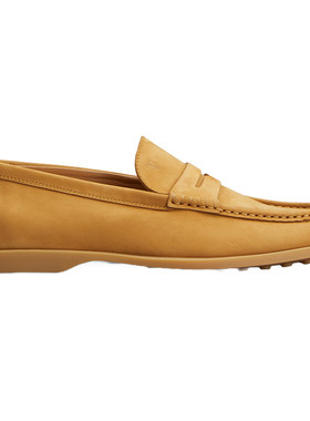 TOD'S皮革翻绒革乐福鞋