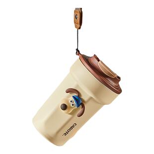 卡罗特保温杯陶瓷覆层内胆咖啡杯新款高颜值水杯女生随行保冷杯子