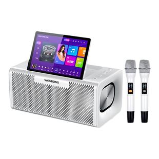 威斯汀K歌音响麦克风一体机家庭KTV唱歌机家用卡拉ok话筒全套神器