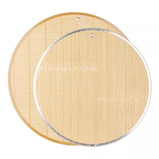 饺子托盘盖帘饺子帘放饺子篦子水饺放置盘家用防粘盖垫竹子编簸箕