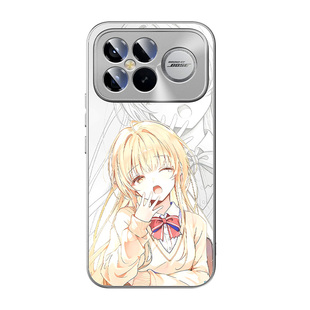 适用红米k90promax手机壳二次元redmik90磨砂外壳80pro镜头全包RedmikK70手机套椎名真昼60e创意50防摔40动漫
