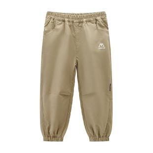 左西童装男童加绒加厚裤子冬季棉裤外穿2025新款儿童夹棉保暖长裤