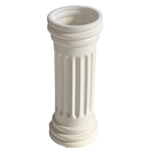 Click家居装饰欧式罗马柱陶瓷花器鲜花插花瓶装饰摆件