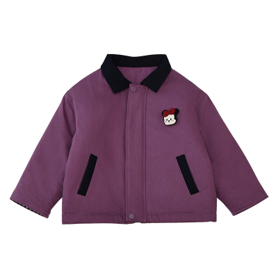 超好看女童夹棉外套秋冬季厚衣服