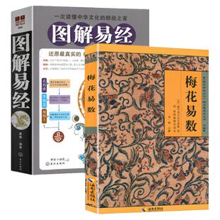 全 2册  梅花易数+易经 梅花易数入门易经的关系周易五行天干地支 中国国学哲学经典书籍 传统文化