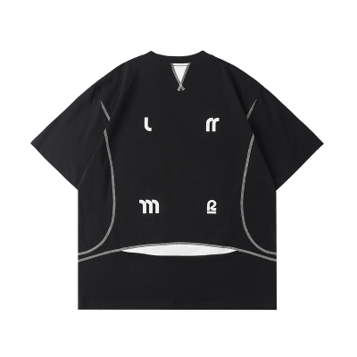 LR MADE 26SS运动系列 凉感Sorona® 撞色哈梭线 字母印花短袖T恤