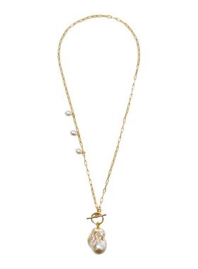 AmberLollipop巴洛克珍珠项链