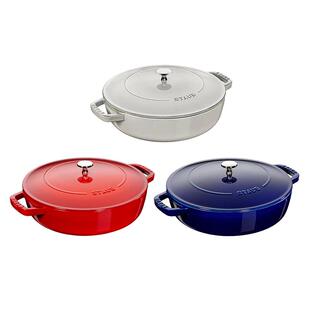 STAUB珐宝28cm珐琅铸铁锅海鲜锅煲汤锅炖锅烹饪锅具电磁炉通用
