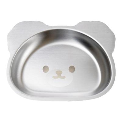 304不锈钢卡通餐盘宝宝幼儿园