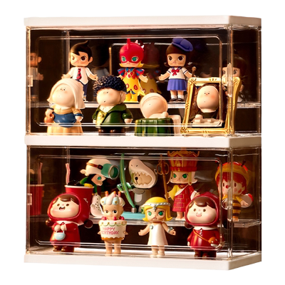 展示盒积木娃娃透明亚克力展示柜