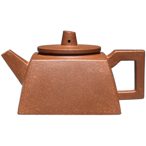 宜兴紫砂壶茶具名家全手工茶壶范佳原矿老金段泥250CC天圆地方壶