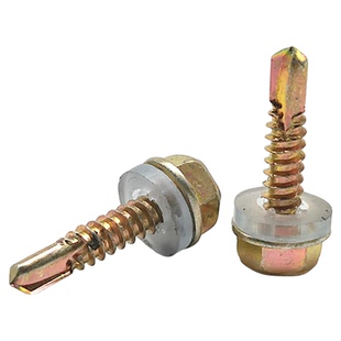 钻尾自攻螺丝钉彩钢瓦燕尾自钻螺丝六角头自攻钉铁皮钢板螺丝加长