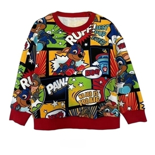 汪汪队男童女童小童卫衣冬季加厚卫衣新年儿童圆领卫衣