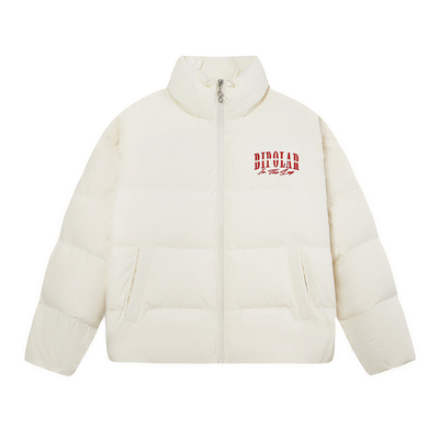 BIPOLAR基础绣花logo羽绒服