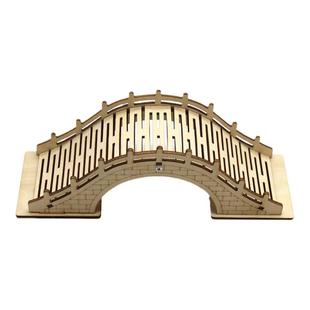 学生手工桥梁模型制作材料3D立体木质桥拼装玩具儿童科学实验发明