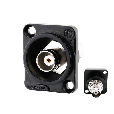 科诺恩D型75欧面板安装型BNC双通插座 LC-JRUD母转母转接头