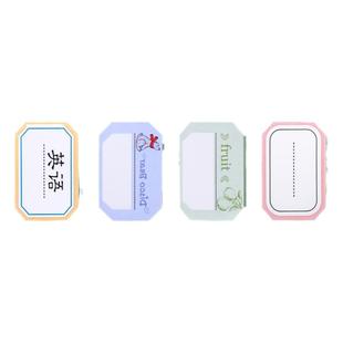 儿童姓名贴防水防撕手写标签贴纸小学生幼儿园初中生名字贴书本分类不干胶口取纸标签贴班级学号一年级专用