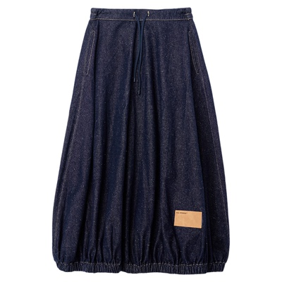 ALLBEINGS25AW牛仔松紧宽松长裙